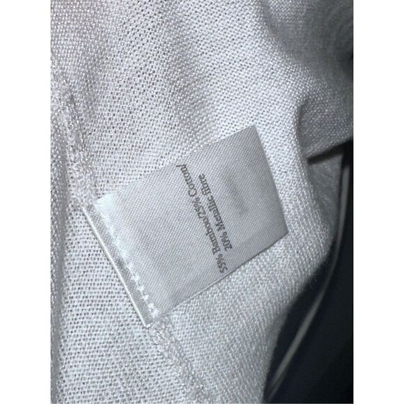 Beautiful two piece Pure Collection Navy Metallic Bamboo blouse and cardigan swe - Picture 9 of 12